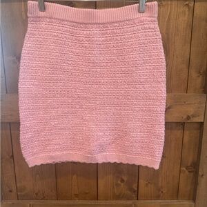 Jessica Simpson Blush Knit Mini Skirt